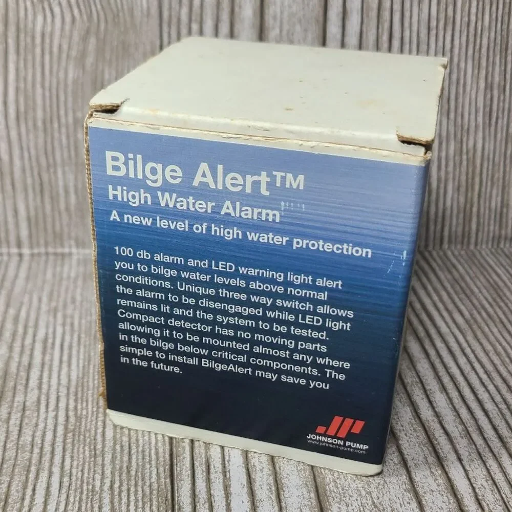 Johnson Pump 72303 Bilge Alert High Water Alarm w Mirius Sensor 12V Boat Marine
